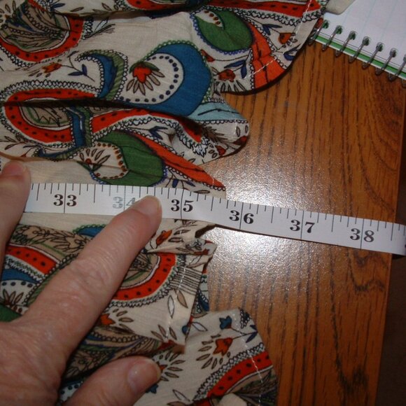 Hayden of Los Angeles Size 1XL Cream Paisley BOHO Dress (NWT) - Picture 10 of 14